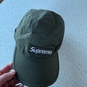 Supreme Olive Green Camp Cap one size unisex
